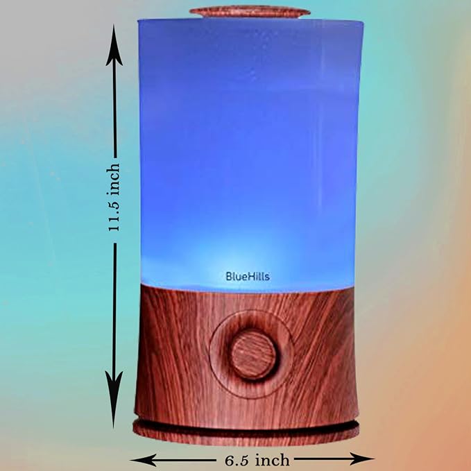 Premium 2000 ML XL Essential Oil Diffuser Aromatherapy Humidifier for Large Room Home 40 Hour Run Huge Coverage Area 2 Liter