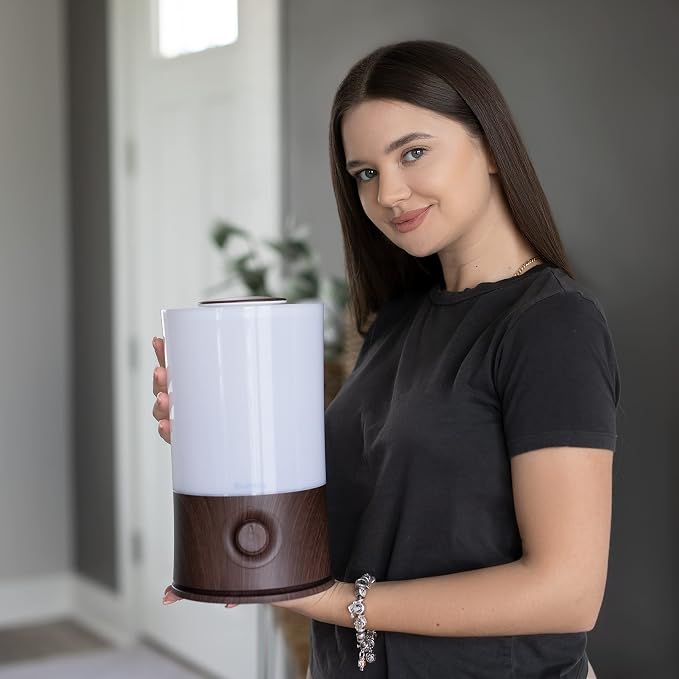 Premium 2000 ML XL Essential Oil Diffuser Aromatherapy Humidifier for Large Room Home 40 Hour Run Huge Coverage Area 2 Liter