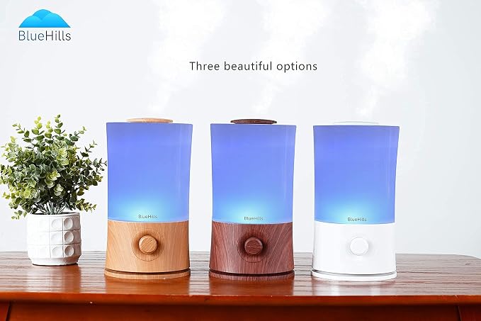 Premium 2000 ML XL Essential Oil Diffuser Aromatherapy Humidifier for Large Room Home 40 Hour Run Huge Coverage Area 2 Liter