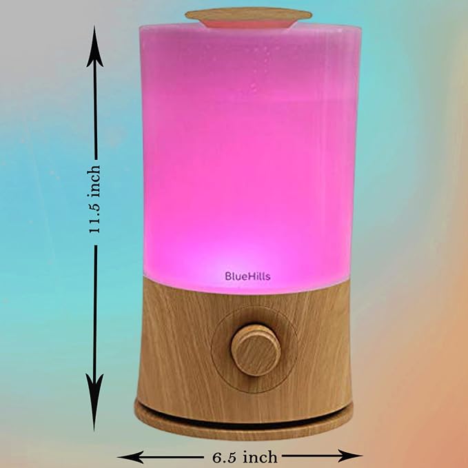 Premium 2000 ML XL Large Essential Oil Diffuser Aromatherapy Humidifier for Large Room Home 40 Hour Run Huge Coverage Area 2