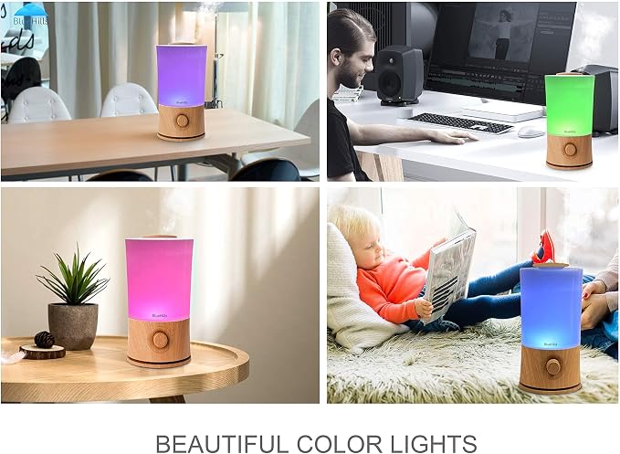 Premium 2000 ML XL Large Essential Oil Diffuser Aromatherapy Humidifier for Large Room Home 40 Hour Run Huge Coverage Area 2