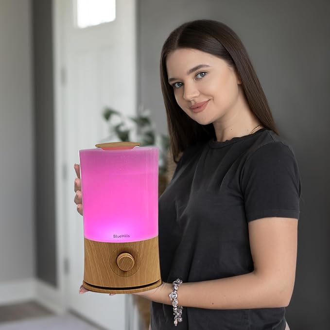 Premium 2000 ML XL Large Essential Oil Diffuser Aromatherapy Humidifier for Large Room Home 40 Hour Run Huge Coverage Area 2