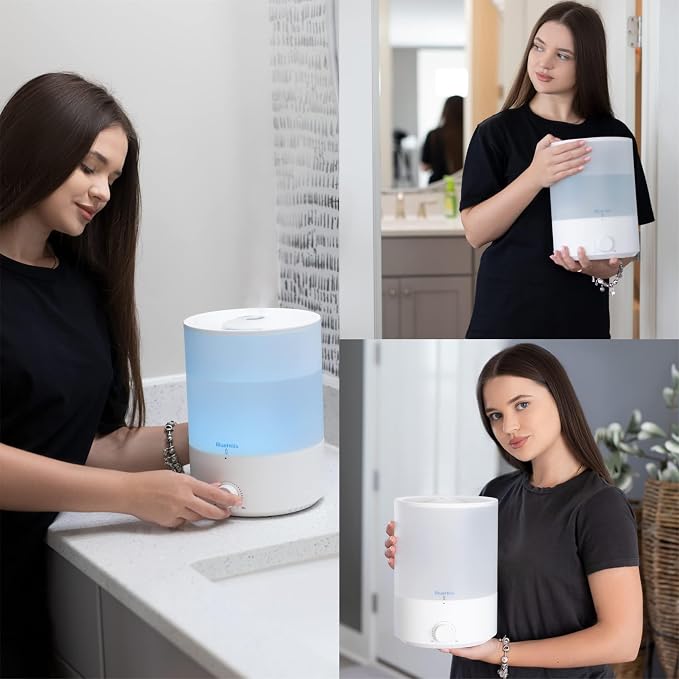 Premium 4000 ml XL Essential Oil Diffuser 4L 4 Liter 70 Hour Run Humidifier Aromatherapy 1 Gallon Big Capacity High Mist
