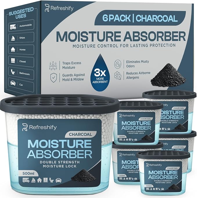 Premium Moisture Absorbers and Humidity Absorber – High-Efficiency Moisture Absorber for Closet Dehumidifier and Dehumidifier