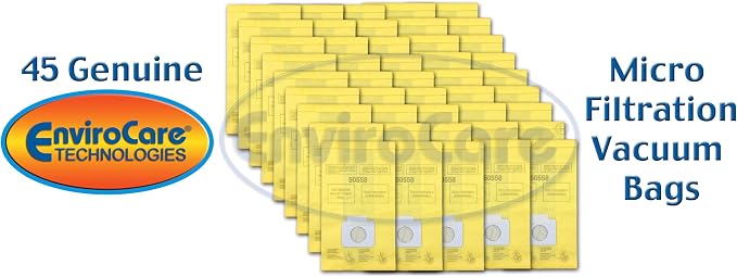 Premium Replacement Multi-layer Micro Filtration Vacuum Bags Compatible with Canister Vacuums Type C/Q. 5055, 50557
