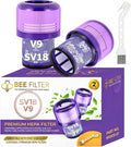 Sv18 Filter, 2-Pack True HEPA Replacement Filters Compatible with SV18 Vacuum