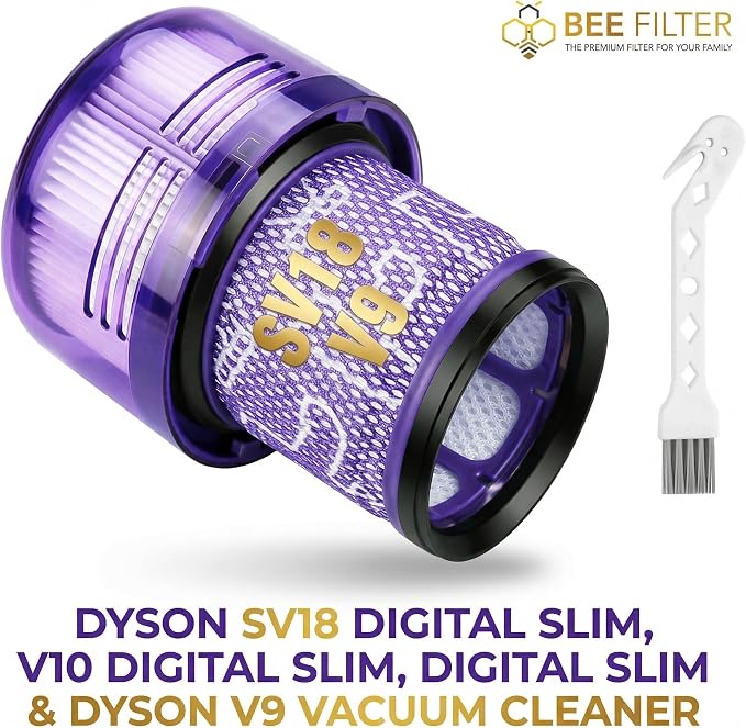 Sv18 Filter, 2-Pack True HEPA Replacement Filters Compatible with SV18 Vacuum