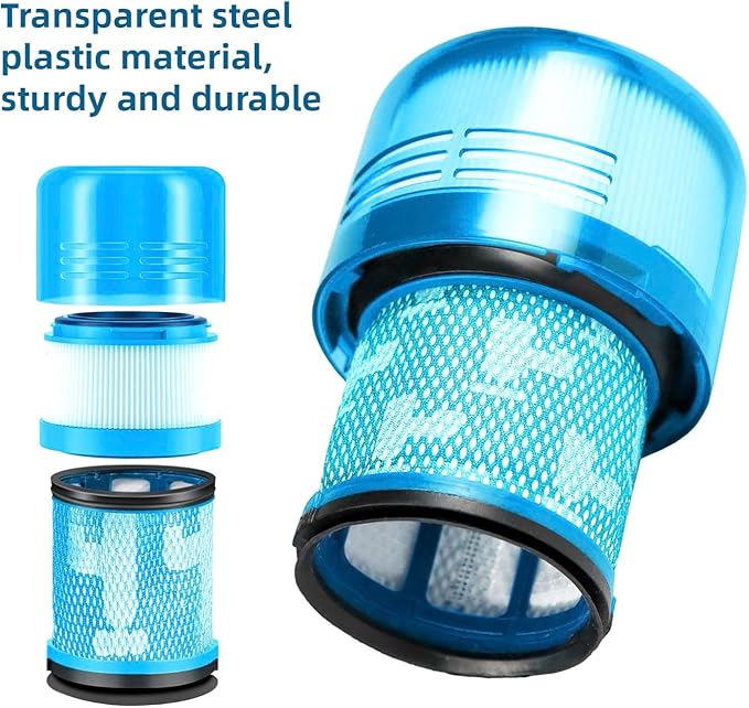 V12 Filter, 3-Pack True HEPA Replacement Filters compatible with V12, V12