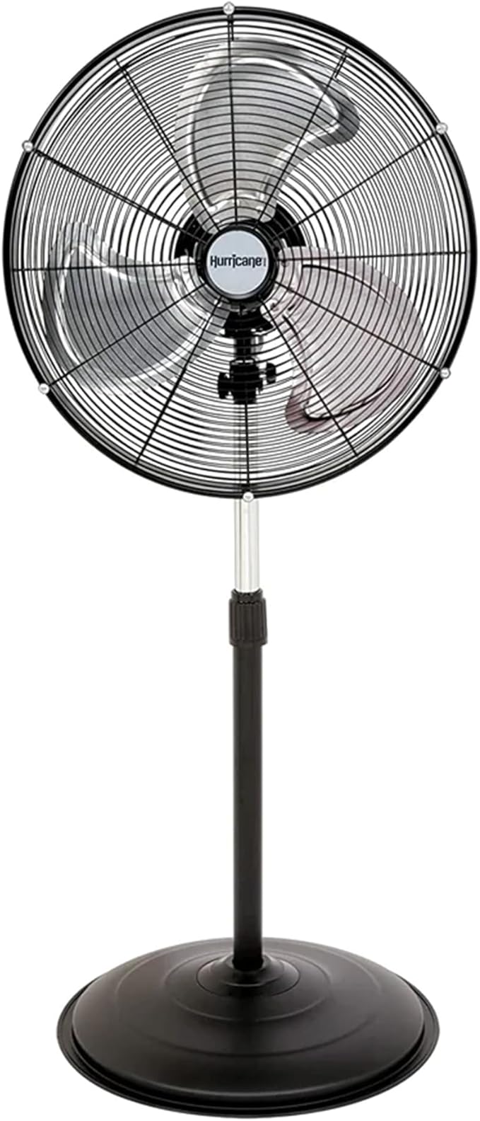Pro High-Velocity Oscillating Metal Stand Fan w/ 3-Speed Setting, 20" - Heavy-Duty Cooling Pedestal Unit w/ 4500 CFM