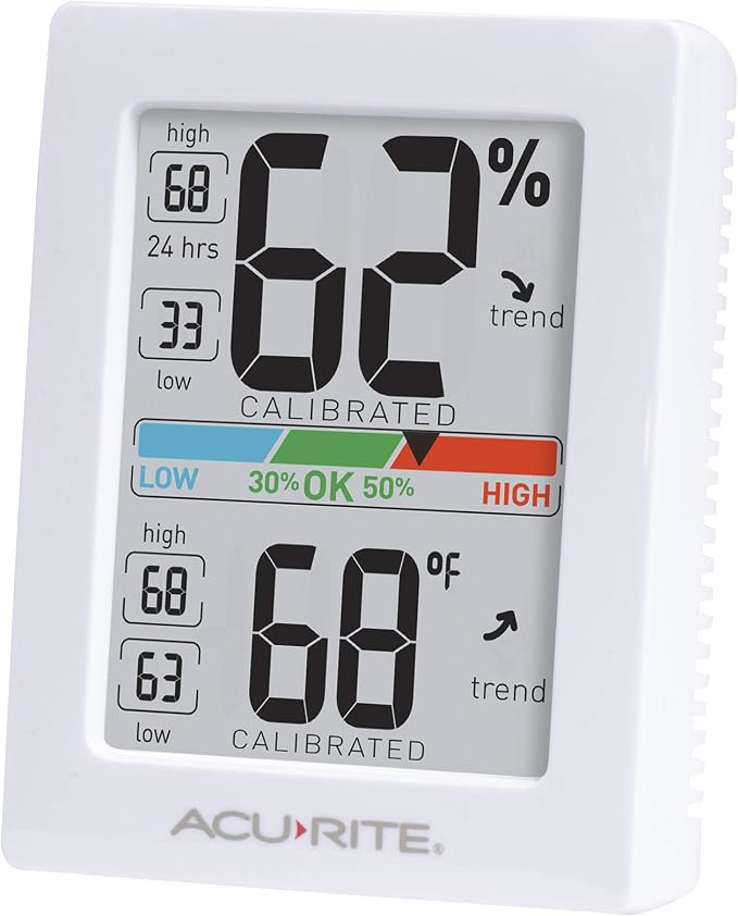 Pro Humidity Meter & Thermometer with Touch Activated Backlight, alternate product view 7