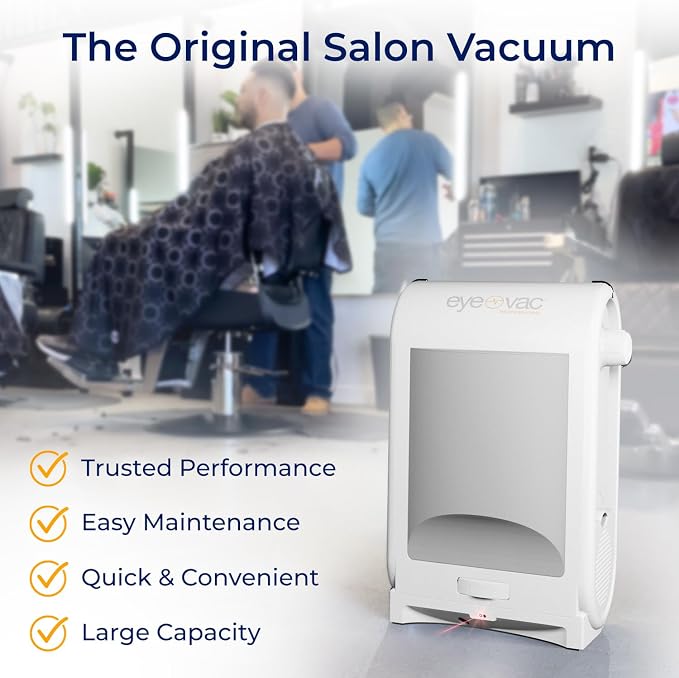 Pro Touchless Vacuum Automatic Dustpan - Ultra Fast & Powerful - Great for Sweeping Salon Pet Hair Food Dirt Kitchen, Corded