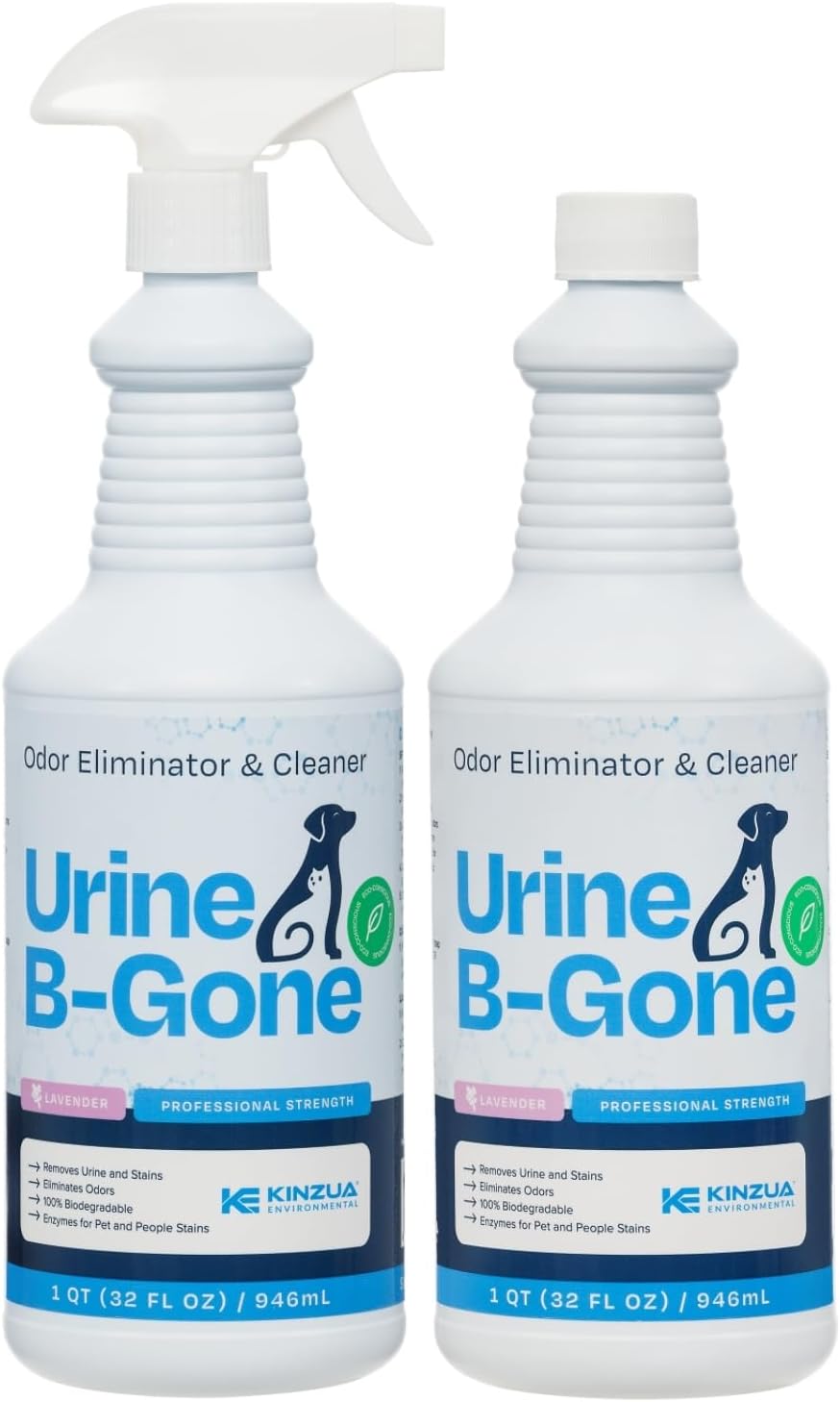 Professional Enzyme Odor Eliminator & Pet Stain Remover, Lavender, 32 oz, 2-Pack