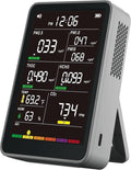 Professional Indoor Air Quality Monitor with AQI Alerts, Portable Real-Time Detector for Home, Car, Plants & Pets, product