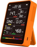 Professional Indoor Air Quality Monitor with AQI, Portable Real-Time Detector for Home Cars Plants and Pets in