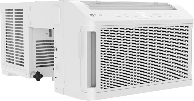 Profile ClearView Window Air Conditioner 8,300 BTU, WiFi Enabled, Ultra Quiet for Medium Rooms, Full Window View with Easy