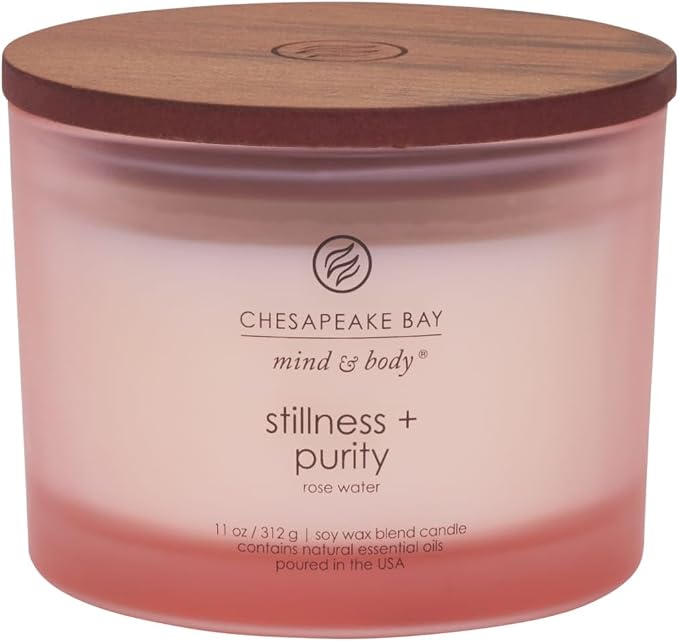 PT40896 Scented Candle Stillness + Purity (Rose Water) Coffee TableOrange Home Décor, product image