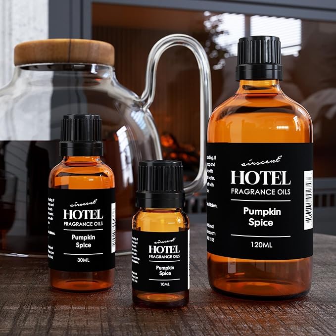 Pumpkin Spice Diffuser Oil - Pumpkin Spice Fragrance Oil Blend for Ultrasonic and Waterless Diffusers and Crafting - 120 mL