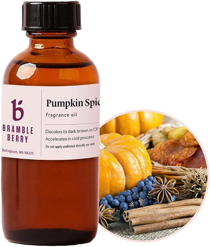 Pumpkin Spice Fragrance Oil 2 oz | Warm Fall Scent for Soap Making, Candles, Lotion, product image