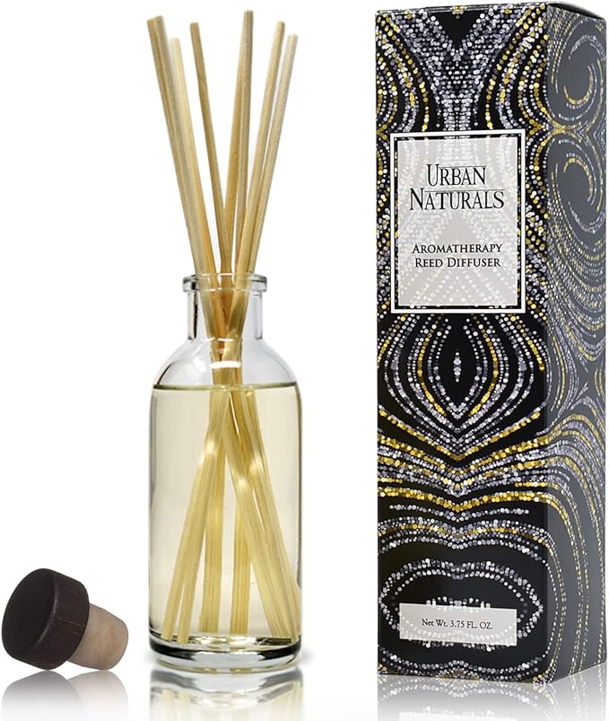 Pumpkin Spice Reed Diffuser Set - Buttery Pumpkin with Jasmine, Cinnamon Leaf, Nutmeg and Vanilla - Made in The USA, product