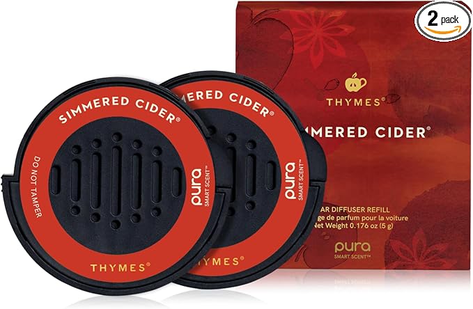 Car Diffuser Refills – 2 Pack of Vehicle Air Fresheners – Air Freshener Car Accessories for Women & Men – Notes of