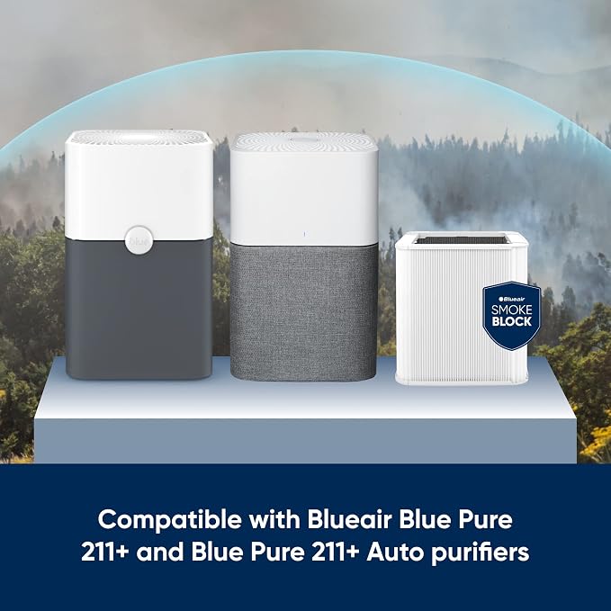 Pure 211+ Series SmokeBlock Genuine Replacement Filter, Extra Carbon Captures Wildfire Smoke, alternate product view 2