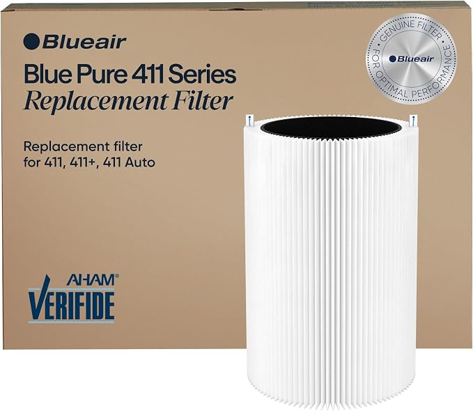 Pure 411 Auto, 411, 411+ Genuine Replacement Filter, Particle and Activated Carbon, fits Blue Pure 411 Auto, product image