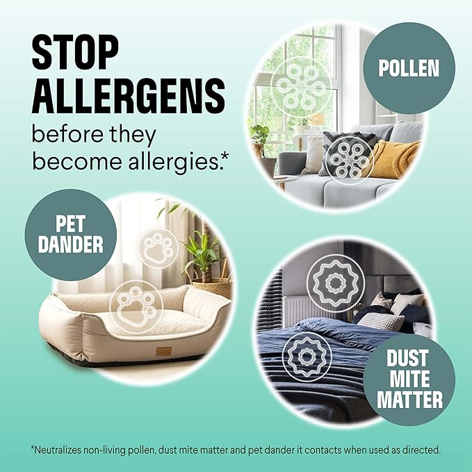 PURE Allergen Neutralizer Fabric and Carpet Spray, Clean Breeze, 26 Fluid Ounces, alternate view 3