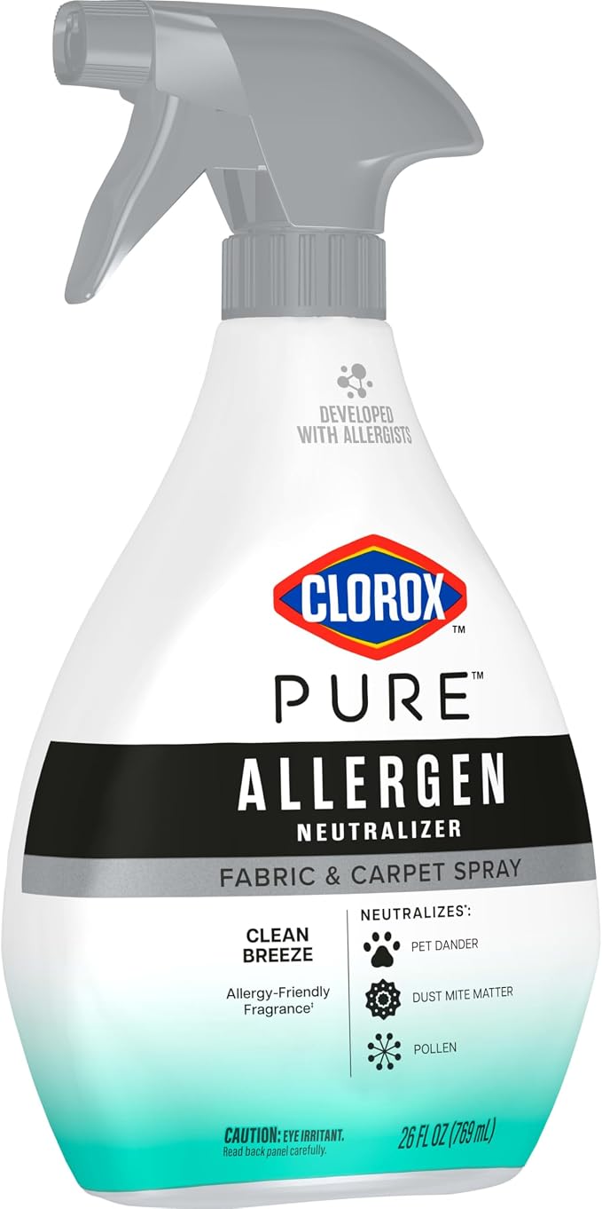 PURE Allergen Neutralizer Fabric and Carpet Spray, Clean Breeze, 26 Fluid Ounces, alternate view 13