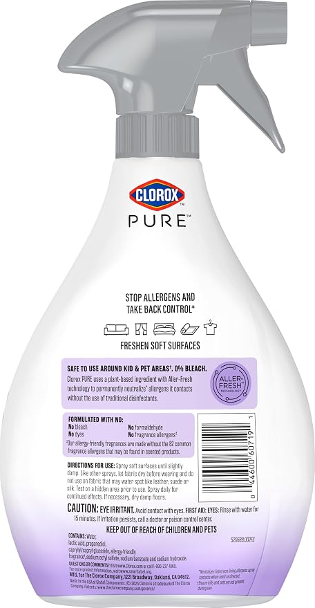 PURE Allergen Neutralizer Fabric and Carpet Spray, Nighttime Calm, 26 Fluid Ounces, alternate view 14