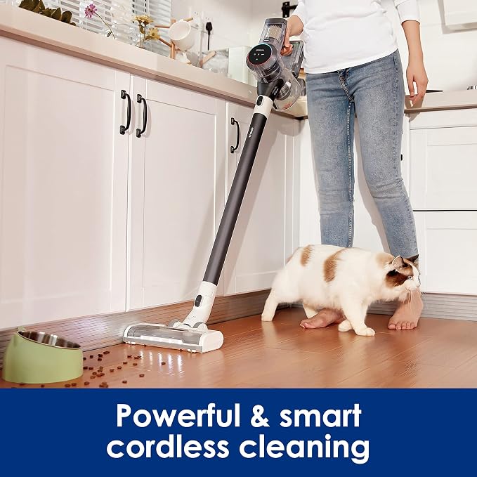 Pure ONE S11 Smart Cordless Stick Vacuum Cleaner, Strong Suction Handheld Vacuum for Hard Floors, Cars & Pet Hair