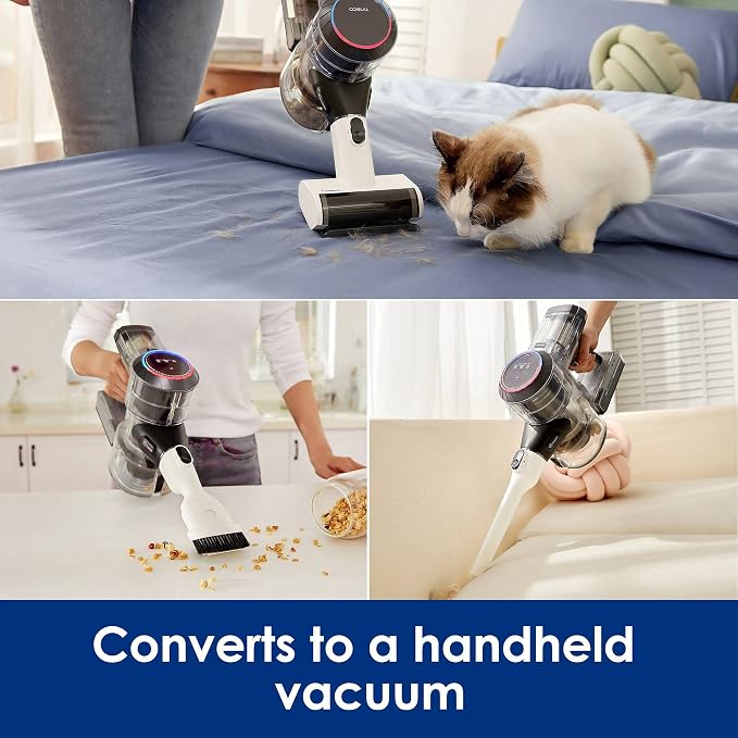 Pure ONE S11 Smart Cordless Stick Vacuum Cleaner, Strong Suction Handheld Vacuum for Hard Floors, Cars & Pet Hair