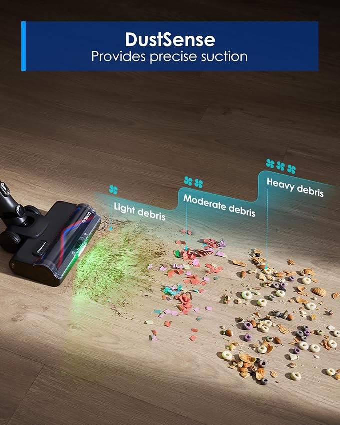 Pure ONE S70 Cordless Vacuum Cleaner, 200AW Powerful Suction, Up to 95min Runtime, Zero Tangle Brush,180° Foldable Tube