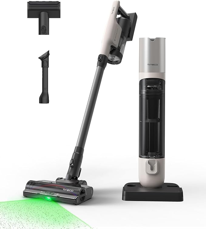 Pure ONE Station 5 Pro Cordless Vacuum, Automatic Dust Collection, Full-Path Self-Cleaning, ZeroTangle Brush, Up to 100