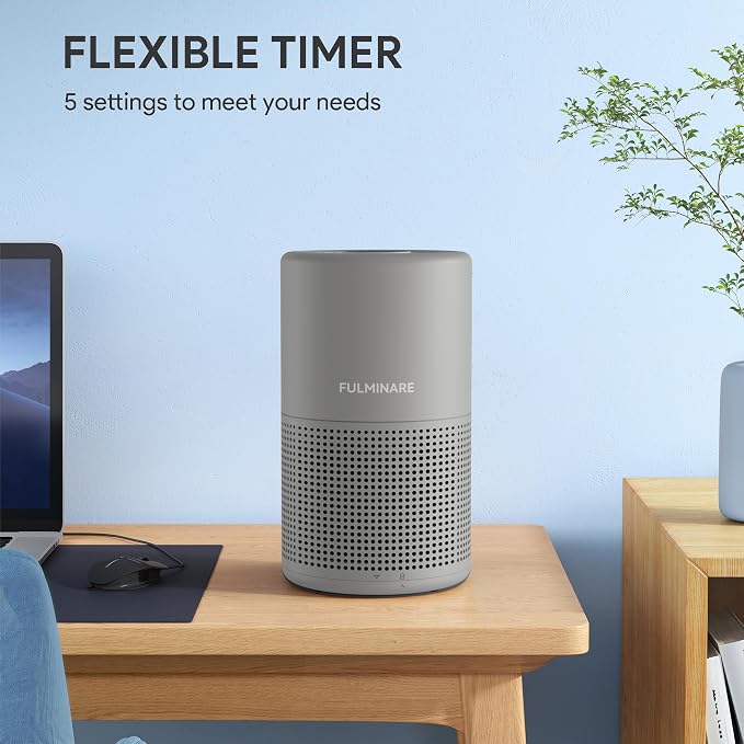 Air Purifiers for Home H13 True HEPA Air Filter Quiet Air Cleaner With Night Light Portable Small Air