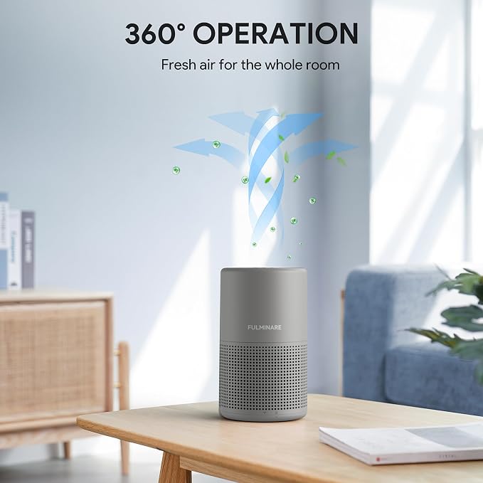 Air Purifiers for Home H13 True HEPA Air Filter Quiet Air Cleaner With Night Light Portable Small Air