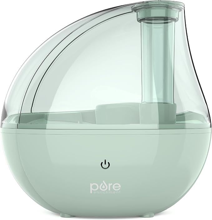 PureBaby Ultrasonic Cool Mist Humidifier & Soft Glow Night Light, Whisper-Quiet and Ideal for Baby Nurseries & Kids, product