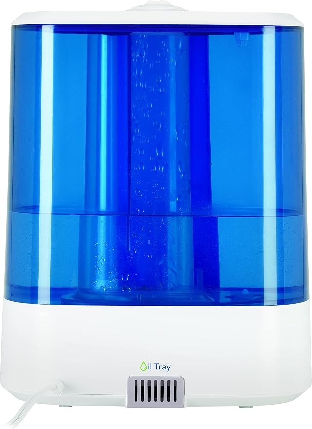 Top Fill Warm and Cool Mist Ultrasonic Humidifier, 560 Sq. Ft., 2 Gallon Tank, 100 Hour Runtime on Low