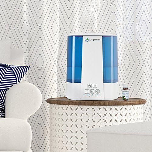 Top Fill Warm and Cool Mist Ultrasonic Humidifier, 560 Sq. Ft., 2 Gallon Tank, 100 Hour Runtime on Low