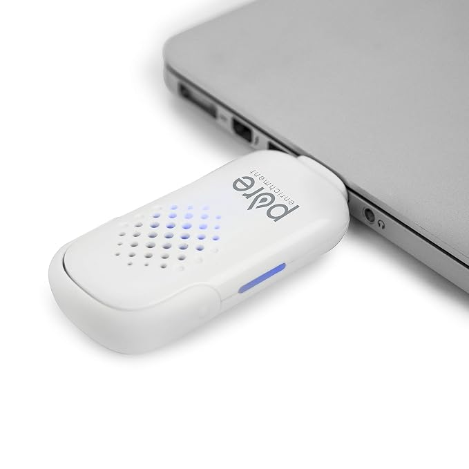 PureSpa USB Personal Aroma Diffuser - Portable, BPA-Free Essential Oil Diffuser with 3 Aromatherapy Refill Pads, alternate