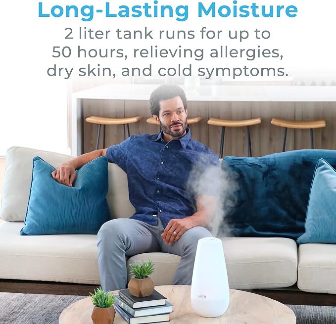PureSpa XL 3-in-1 Cool Mist Humidifier, Essential Oil Diffuser & Mood Light, alternate product view 2