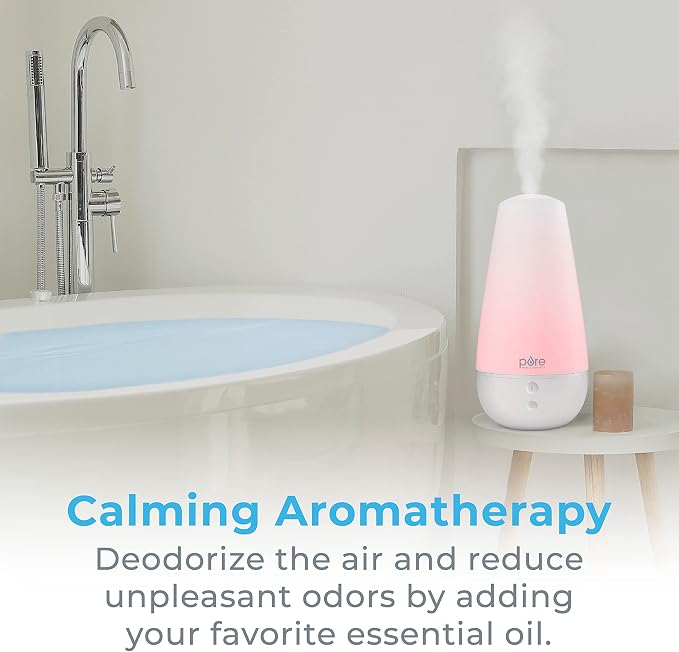 PureSpa XL 3-in-1 Cool Mist Humidifier, Essential Oil Diffuser & Mood Light, alternate product view 4