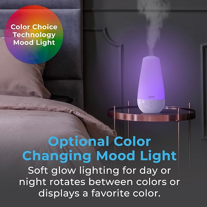 PureSpa XL 3-in-1 Cool Mist Humidifier, Essential Oil Diffuser & Mood Light, alternate product view 6