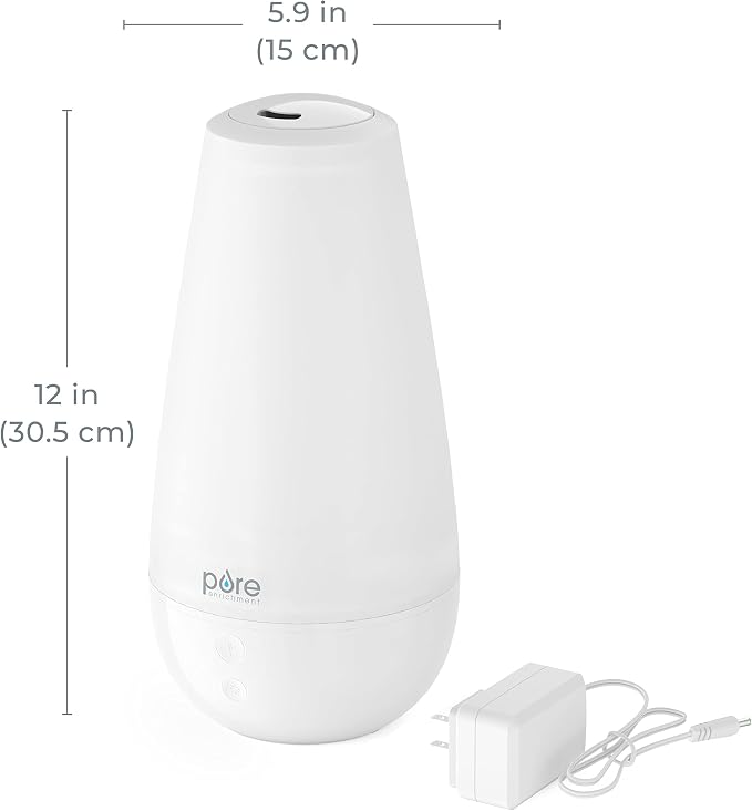 PureSpa XL 3-in-1 Cool Mist Humidifier, Essential Oil Diffuser & Mood Light, alternate product view 8
