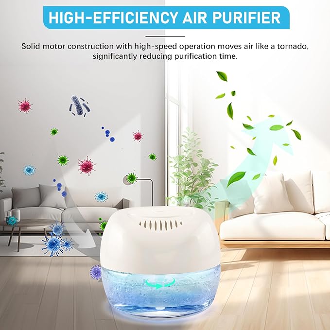 Purifier Air Washer, Air Fresher Aroma Diffuser for Home, Office, Air Purifier with Night Light (White), alternate product