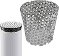PVC Termination Drainage Exhaust Pipe Mesh Screen Vent Cover,63-75mm/2.5-2.98in Inner Diameter Furnace&Roof 304 Stainless