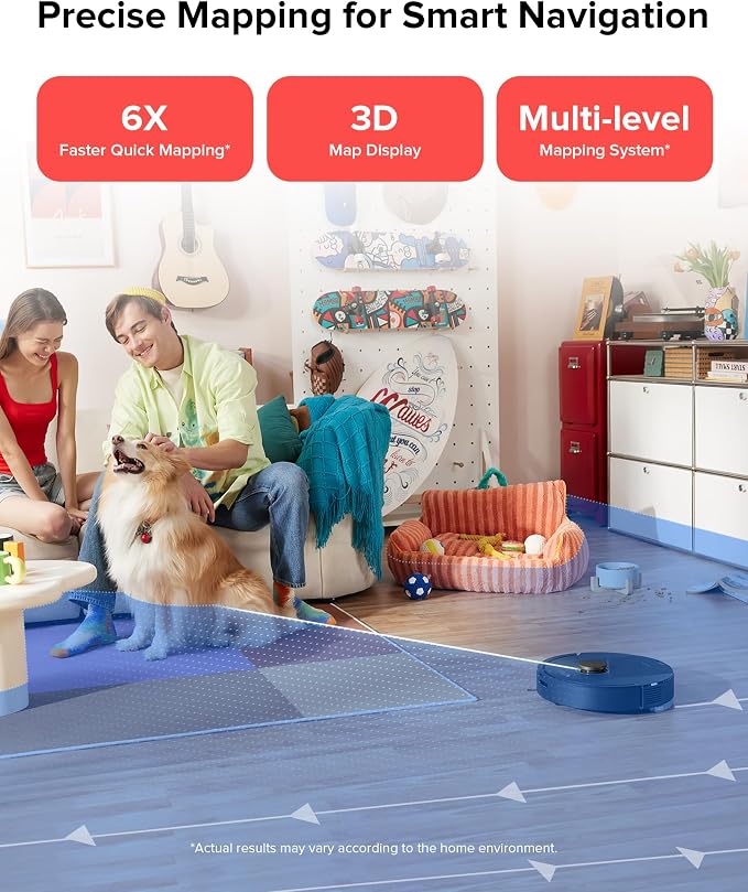Q5 Pro+ Robot Vacuum and Mop, Self-Emptying, 5500 Pa Max Suction, DuoRoller Brush, Hands-Free Cleaning for up to 7 Weeks