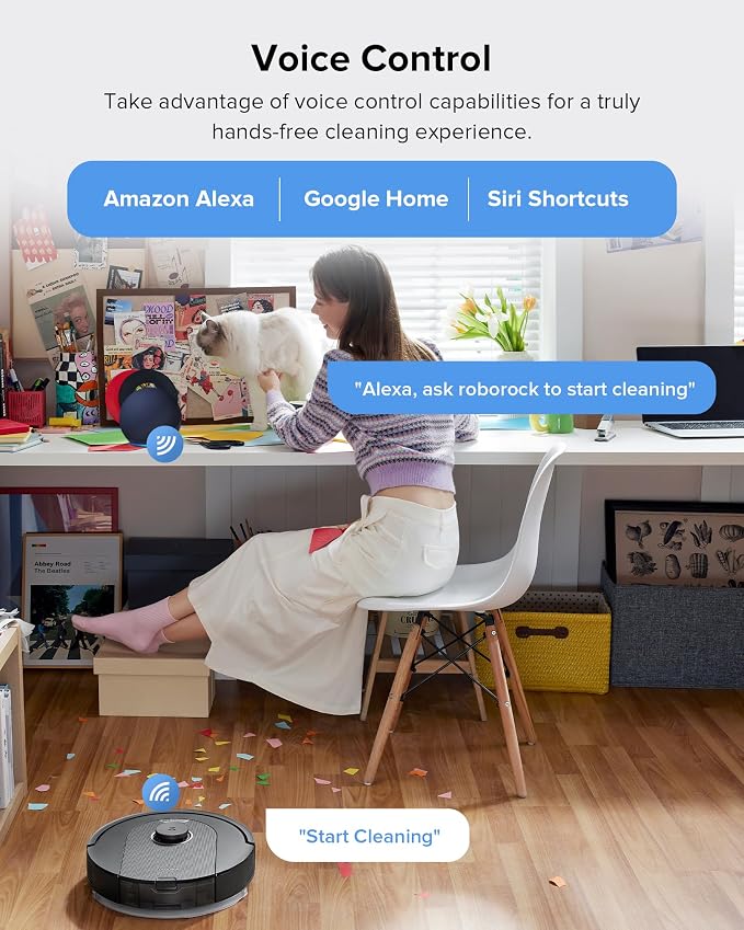 Q5 Pro+ Robot Vacuum and Mop, Self-Emptying, 5500 Pa Max Suction, DuoRoller Brush, Hands-Free Cleaning for up to 7 Weeks