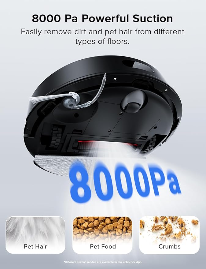 Q7 L5 Robot Vacuum and Mop Combo, 8,000Pa Suction, Upgraded from Q5 Pro, Dual Anti-Tangle System, LiDAR Navigation