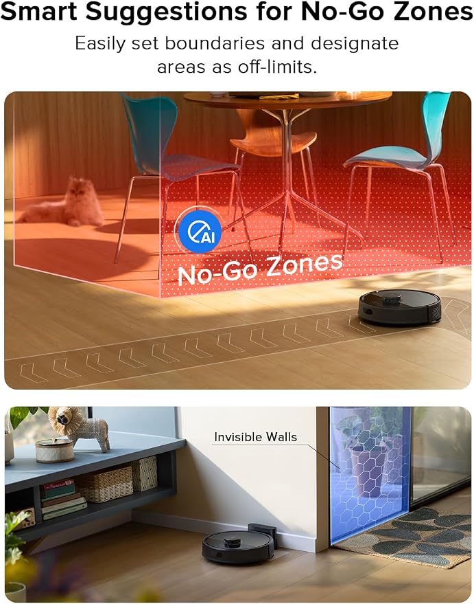 Q7 L5 Robot Vacuum and Mop Combo, 8,000Pa Suction, Upgraded from Q5 Pro, Dual Anti-Tangle System, LiDAR Navigation