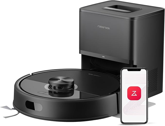 Q7 M5+ Robot Vacuum and Mop, Upgraded from Q5 Max+, Up to 7-9 Weeks Self-Empty, 10000Pa Suction, Dual Anti-Tangle System for